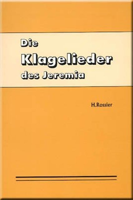 Die Klagelieder des Jeremia
